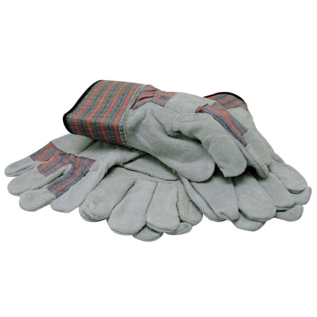 BlackCanyon Outfitters Leather Work Gloves - 3 Pairs