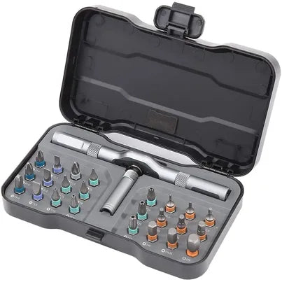 Ratchet Screwdriver Bit Set 24pc with Case - New