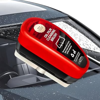 Glass Cleaning Brush - Automotive Oil Film Remover - New
