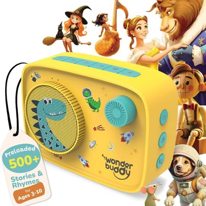 Wonder Buddy Storybox Kit Kids Audio Player Dinosaur - New