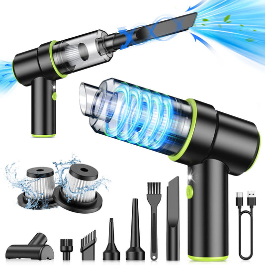 DEWIN Handheld Mini Vacuum Cleaner Cordless - 6000Pa, 4-in-1