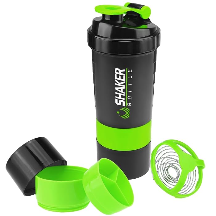 JEELA SPORTS 5-Pack Protein Shaker Bottles 24Oz - Beast Mode