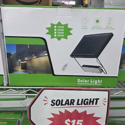Solar Light - Outdoor Solar Street Lamp with Remote - New