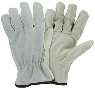 BlackCanyon Outfitters Leather Work Gloves - 3 Pairs